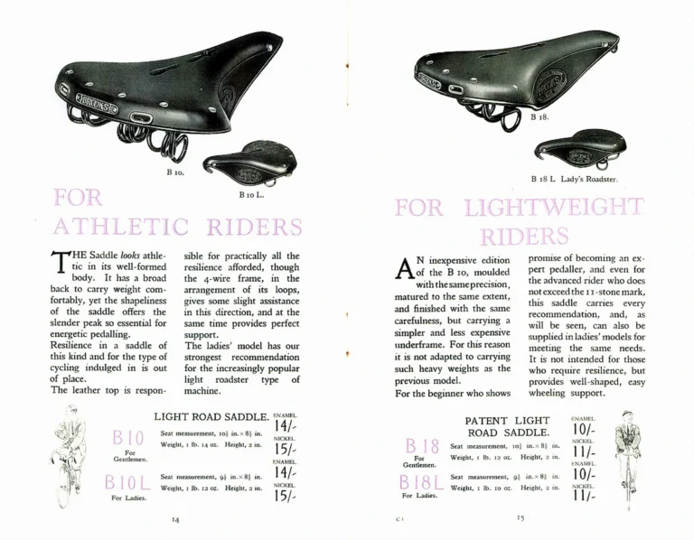 Brooks 1926 Catalog — The Brooks Book of Saddles and Equipment — page 9 of 25