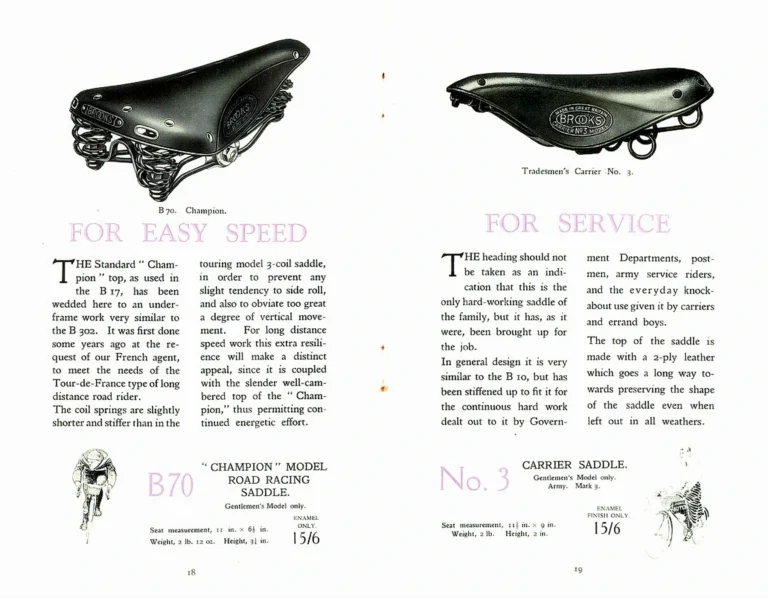 Brooks 1926 Catalog — The Brooks Book of Saddles and Equipment — page 11 of 25