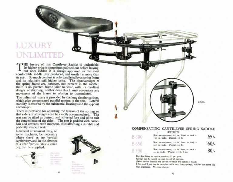 Brooks 1926 Catalog — The Brooks Book of Saddles and Equipment — page 13 of 25