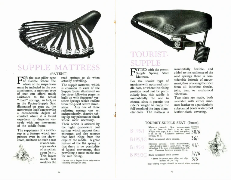 Brooks 1926 Catalog — The Brooks Book of Saddles and Equipment — page 14 of 25