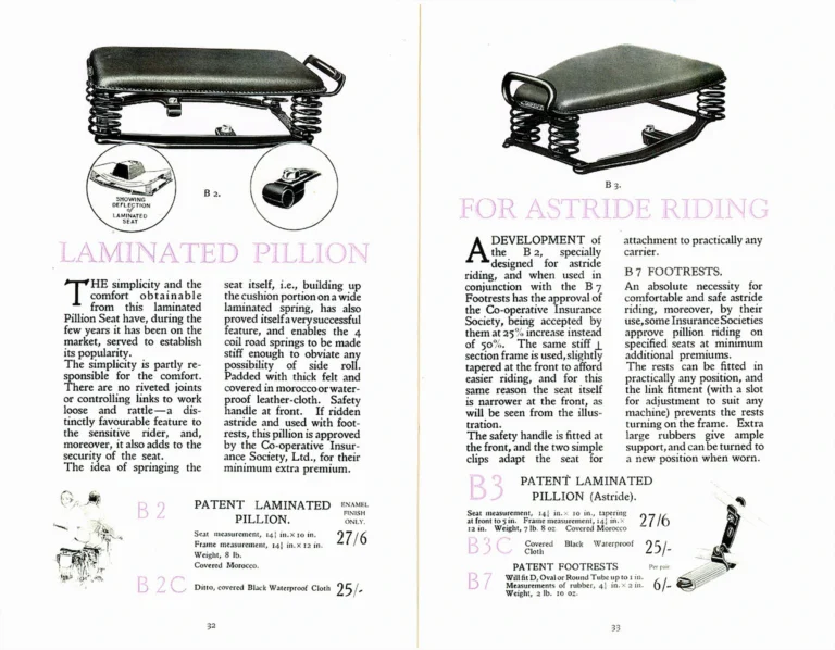 Brooks 1926 Catalog — The Brooks Book of Saddles and Equipment — page 18 of 25