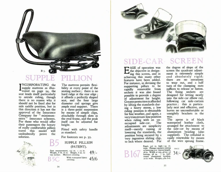 Brooks 1926 Catalog — The Brooks Book of Saddles and Equipment — page 19 of 25