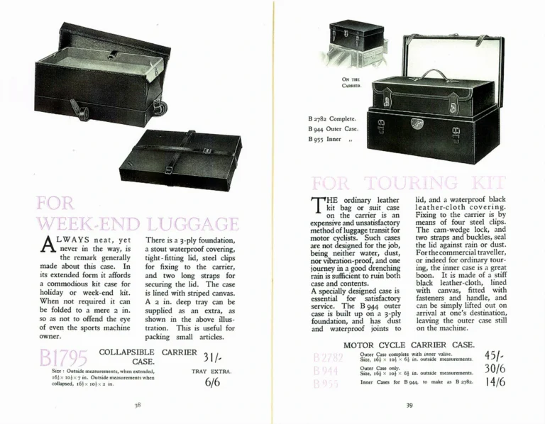Brooks 1926 Catalog — The Brooks Book of Saddles and Equipment — page 21 of 25