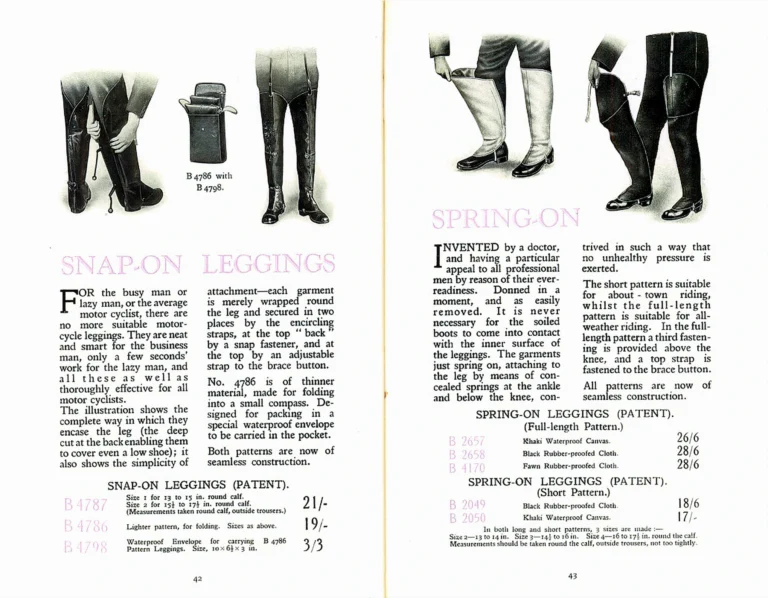 Brooks 1926 Catalog — The Brooks Book of Saddles and Equipment — page 23 of 25