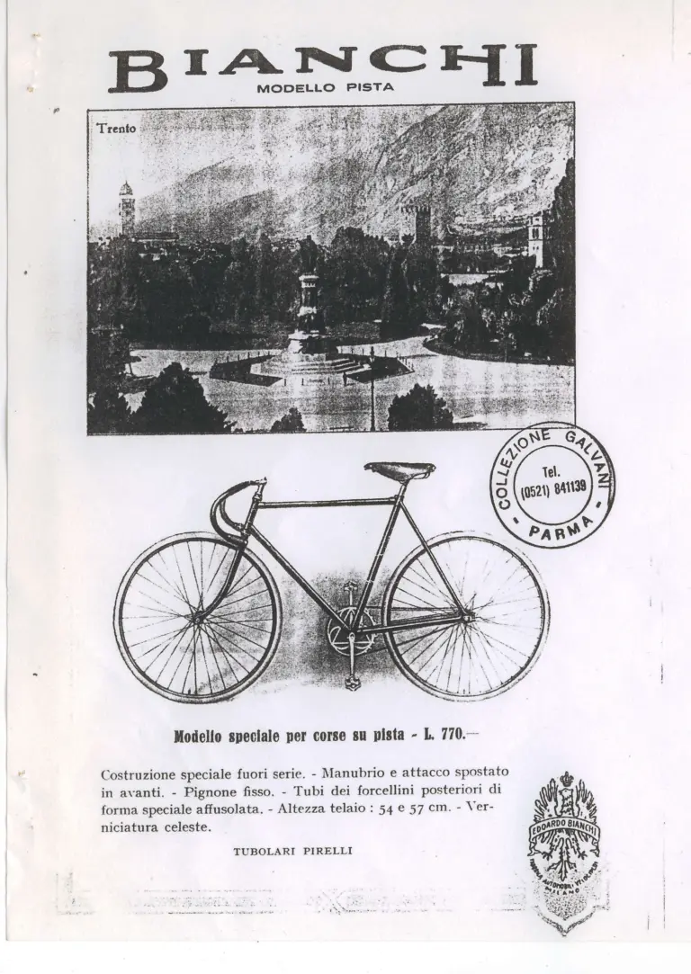 Bianchi 1928 Catalog — Biciclette: Touring, Racing and Children's Bicycles, with Bianchi Motorcycles and Cars — page 11 of 15