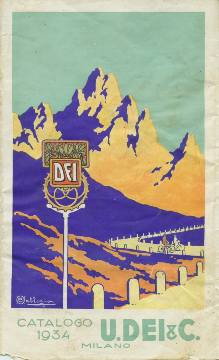Umberto Dei 1934 Catalog — From the Marca Oro to the Milano-Sanremo and Extra Pista, with the Motobici and the Dei Riders of 1933 — page 1 of 16