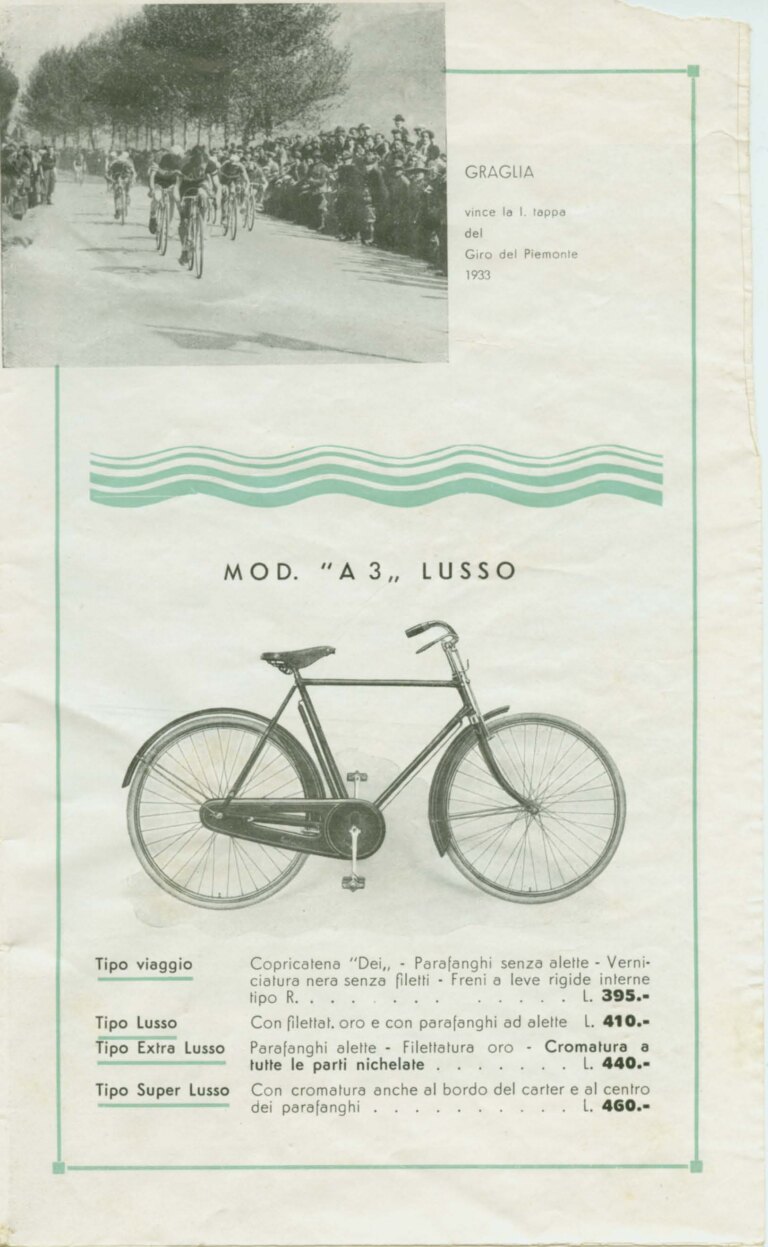 Umberto Dei 1934 Catalog — From the Marca Oro to the Milano-Sanremo and Extra Pista, with the Motobici and the Dei Riders of 1933 — page 5 of 16