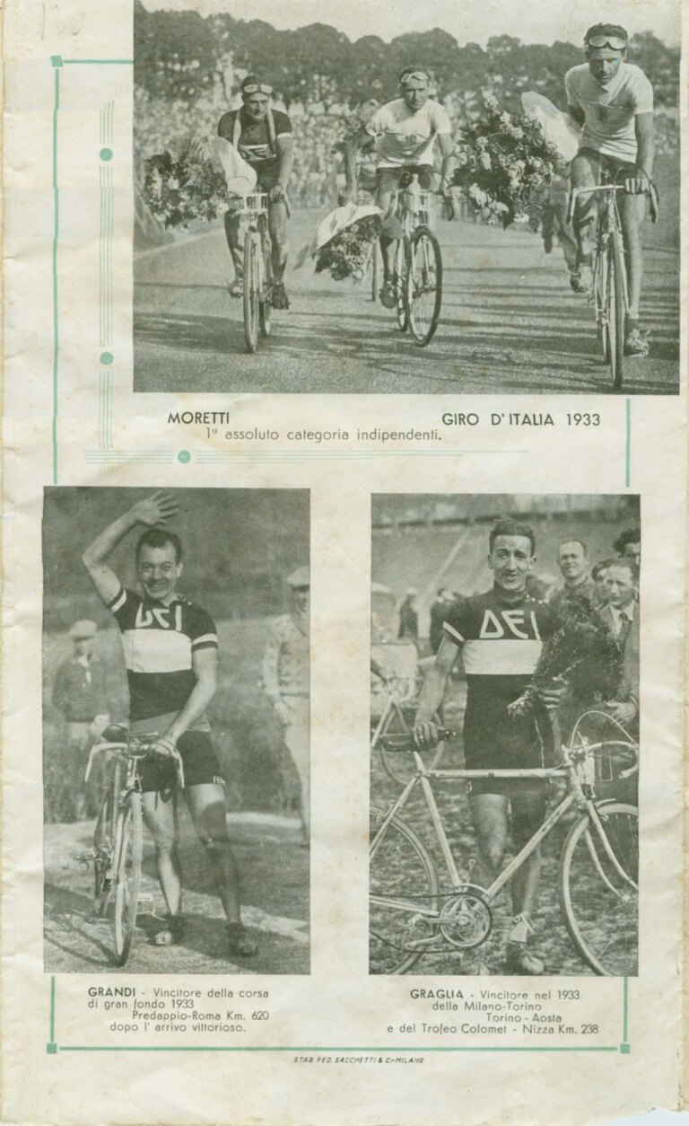 Umberto Dei 1934 Catalog — From the Marca Oro to the Milano-Sanremo and Extra Pista, with the Motobici and the Dei Riders of 1933 — page 14 of 16