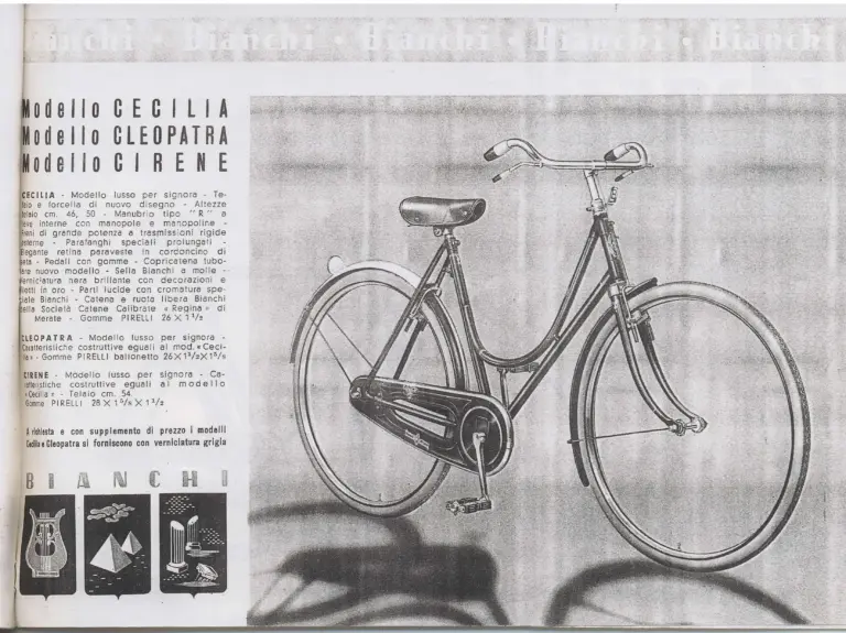 Bianchi 1940 Catalog — La bicicletta tuttacciaio: Touring Bicycles, the Folgore, Children's Bicycles and Tandems — page 10 of 15