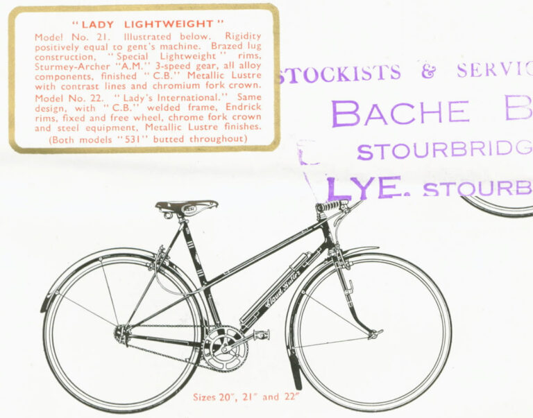 Claud Butler 1949 Catalog — Lightweight Bicycles and Tandems, from the Avant Coureur to the Polobike — page 3 of 12