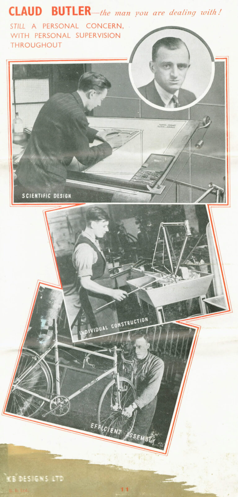 Claud Butler 1949 Catalog — Lightweight Bicycles and Tandems, from the Avant Coureur to the Polobike — page 12 of 12