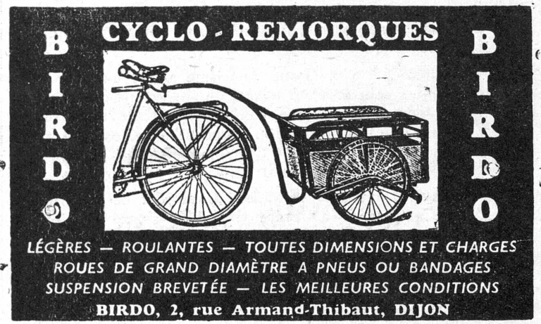 Birdo 1950 Advertisement — Cycle Trailers of Every Size and Load — page 1 of 1