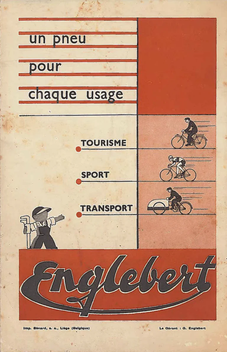 Englebert 1951 Advertisement — A Tire for Every Use, Touring, Sport and Transport — page 1 of 1