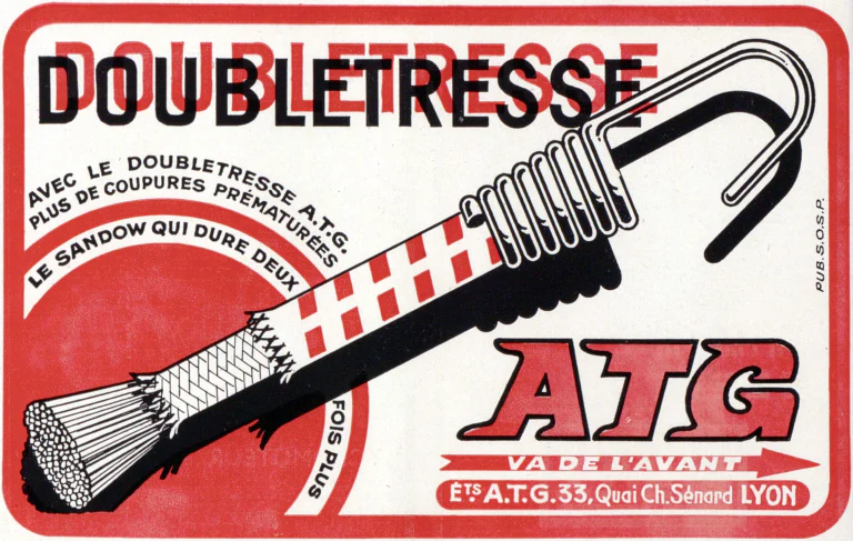 A.T.G. 1951 Advertisement — The Doubletresse Carrier Strap — page 1 of 1