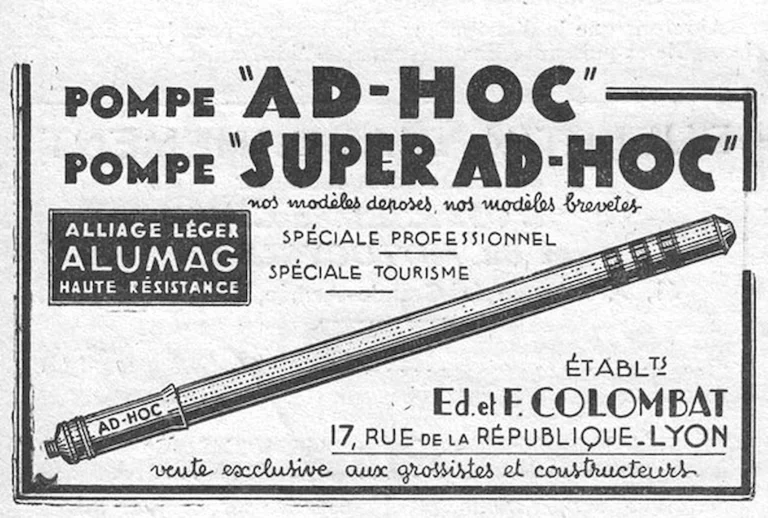 Ad-Hoc 1951 Advertisement — The Ad-Hoc and Super Ad-Hoc Pumps in Alumag — page 1 of 1