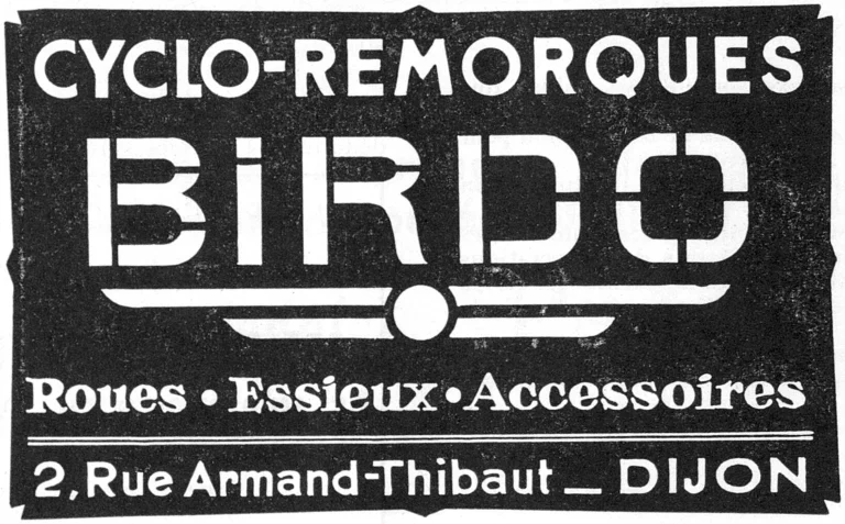 Birdo October 1951 Advertisement — Cycle Trailers, Wheels and Axles — page 1 of 1