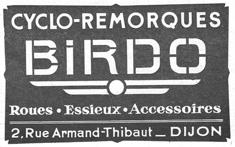 Birdo 1951 Advertisement — Cyclo-Remorques, Wheels and Axles — page 1 of 1
