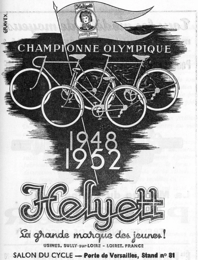 Helyett 1951 Advertisement — Olympic Champion 1948-1952, the Great Make for the Young — page 1 of 1