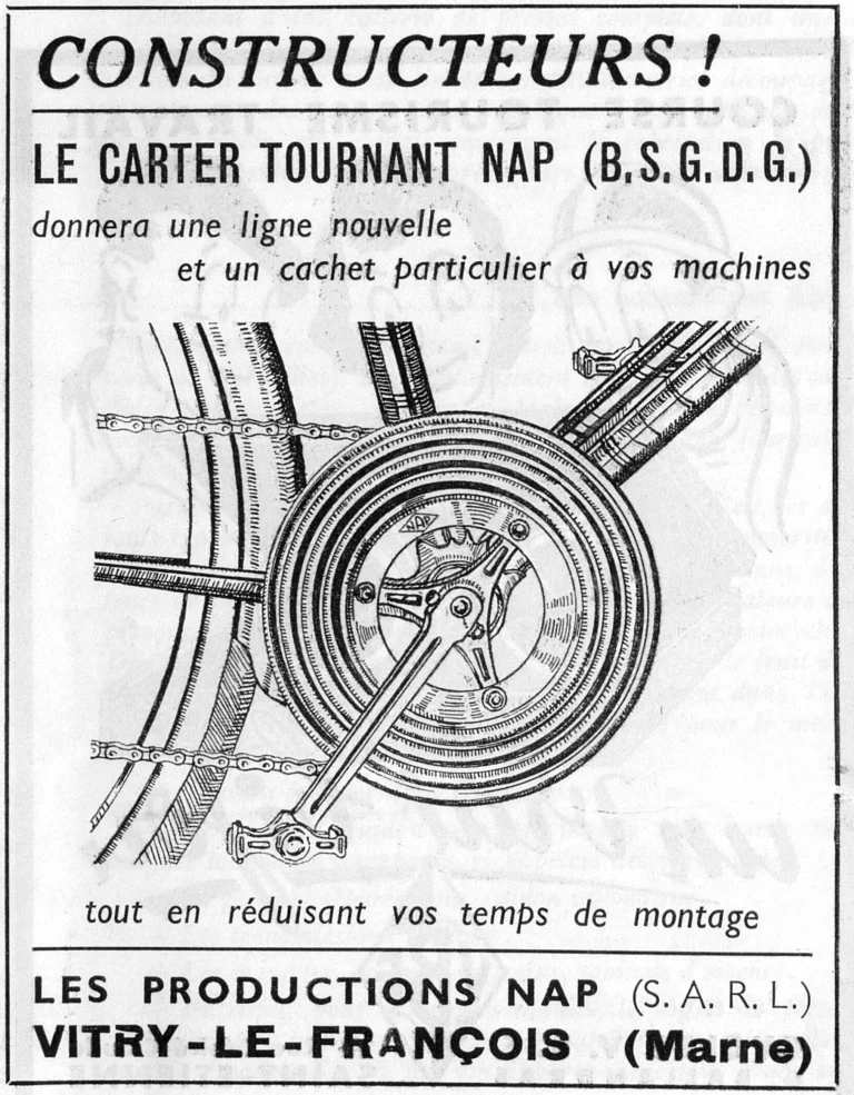 NAP 1951 Advertisement — The NAP Rotating Chain Guard — page 1 of 1