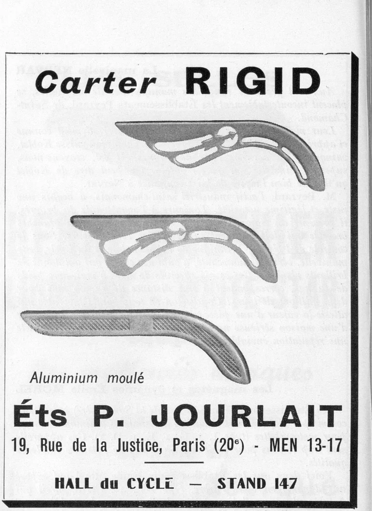 Rigid 1951 Advertisement — The Rigid Cast-Aluminum Chain Guard — page 1 of 1
