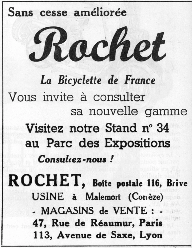 Rochet 1951 Advertisement — Rochet, the Bicycle of France — page 1 of 1