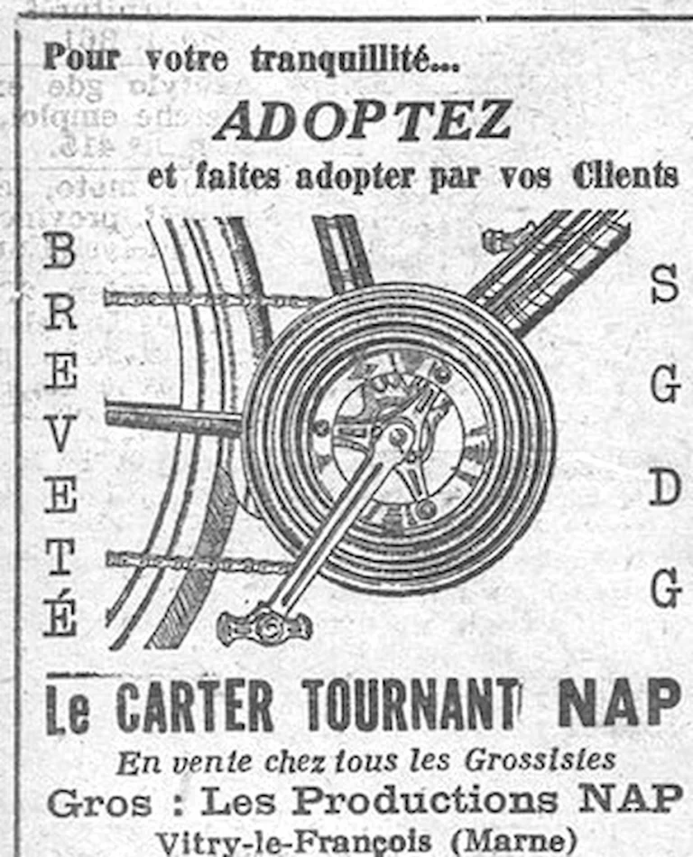 NAP 1952 Advertisement — The Rotating Chain Case — page 1 of 1