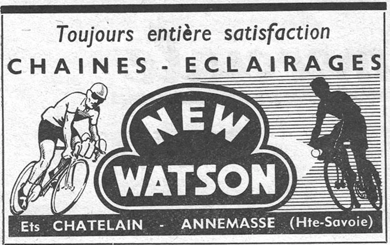 New Watson 1952 Advertisement — Chains and Lighting, Ets Chatelain — page 1 of 1
