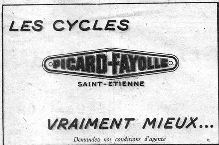 Picard-Fayolle 1952 Advertisement — The Cycles, Truly Better — page 1 of 1