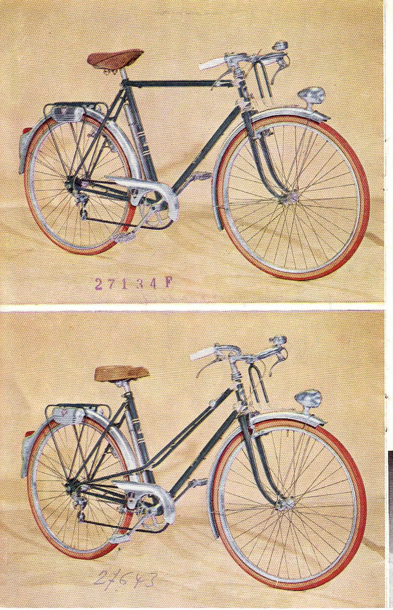 Peugeot 1952 Catalog — Utilitaires, Tourisme, Randonneurs Spéciaux, Sport et Course and Children's Bicycles — page 8 of 18