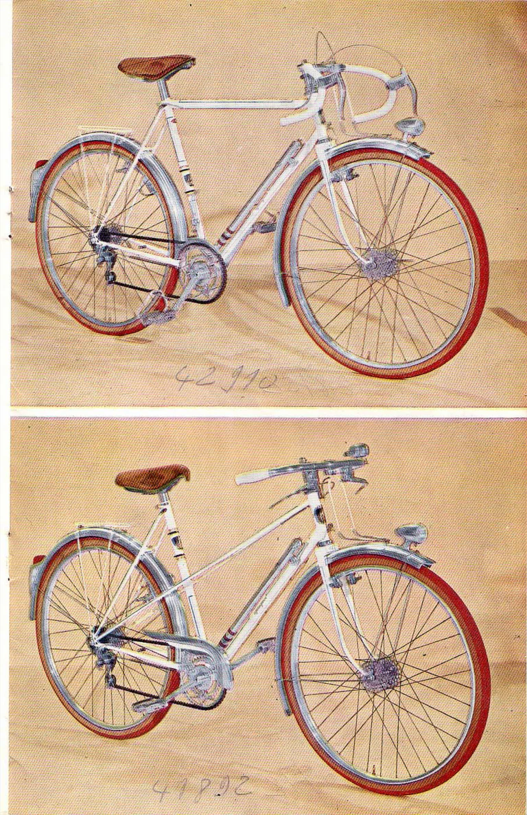 Peugeot 1952 Catalog — Utilitaires, Tourisme, Randonneurs Spéciaux, Sport et Course and Children's Bicycles — page 11 of 18
