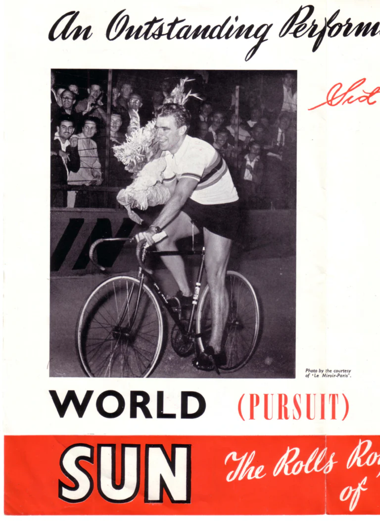 Sun 1952 Catalog — Tour of Britain Successes: the Sun Wasp, the Sid Patterson, the Manxman-Benelux 4, the Soleil d'Or and the C.T.C. Tandem — page 2 of 7