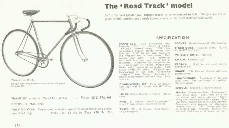 Claud Butler 1953 Catalog — The Silver Jubilee Year, with the Coronation, Jubilee and A/C 53 Models — page 12 of 20