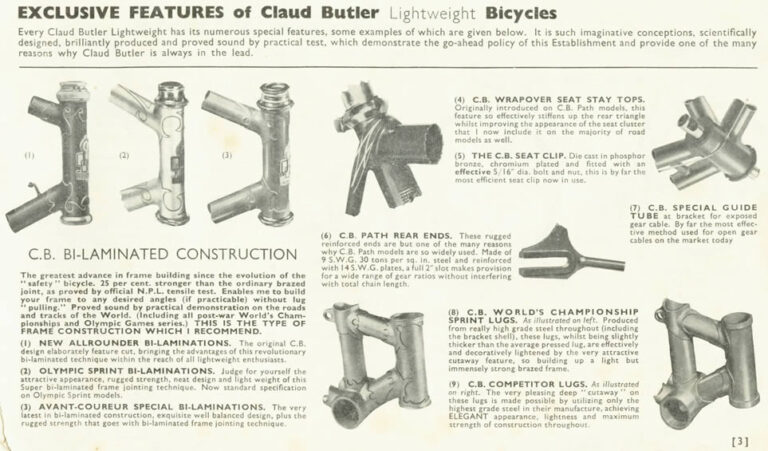 Claud Butler 1954 Catalog — The Coronation, Jubilee and Competitor, from the New Allrounder to the Ultra-Shortbase Tandem — page 2 of 18