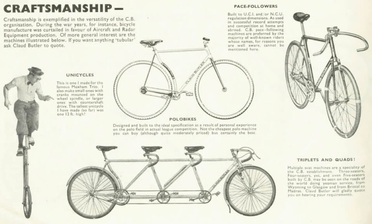 Claud Butler 1954 Catalog — The Coronation, Jubilee and Competitor, from the New Allrounder to the Ultra-Shortbase Tandem — page 15 of 18