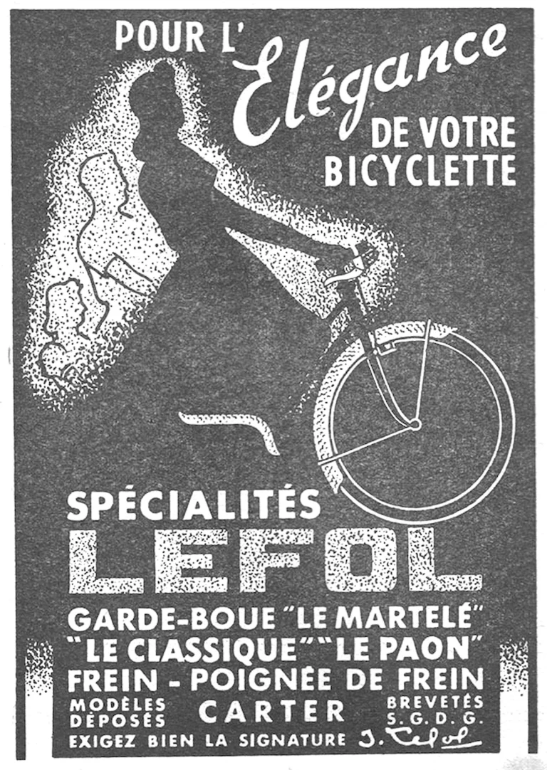 Lefol 22 June 1957 Advertisement — Pour l'Élégance de Votre Bicyclette, with Le Classique — page 1 of 1