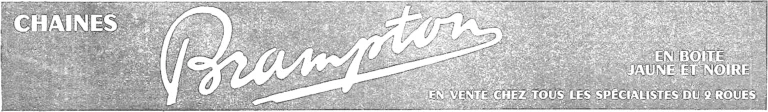 Brampton 1959 Advertisement — Chains in the Yellow and Black Box — page 1 of 1