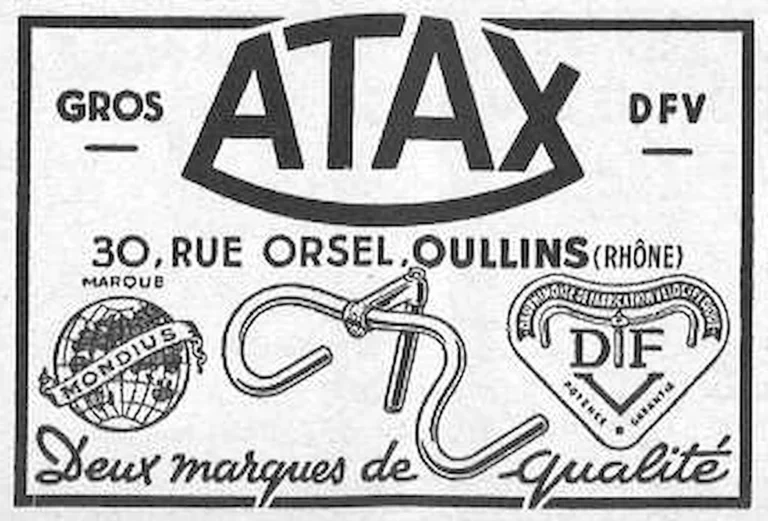 Atax January 1964 Advertisement — Atax, Mondius and DFV, Two Quality Marks — page 1 of 1
