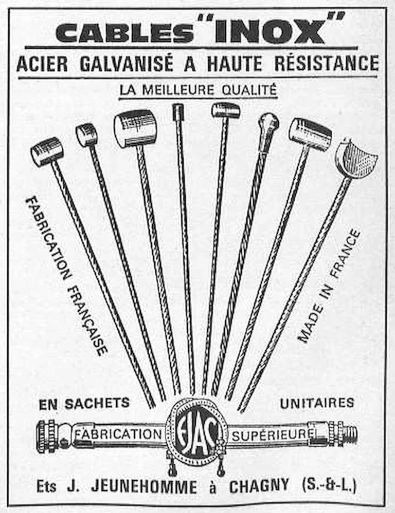 Jeunehomme January 1964 Advertisement — Inox Cables — page 1 of 1