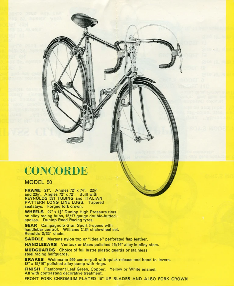 Dawes Catalog of about 1964 — Get Your Pleasure out of Dawes: the Concorde, Red Feather, Galaxy, Debonair, Realmrider, Compass Club and the Kingpin — page 2 of 15