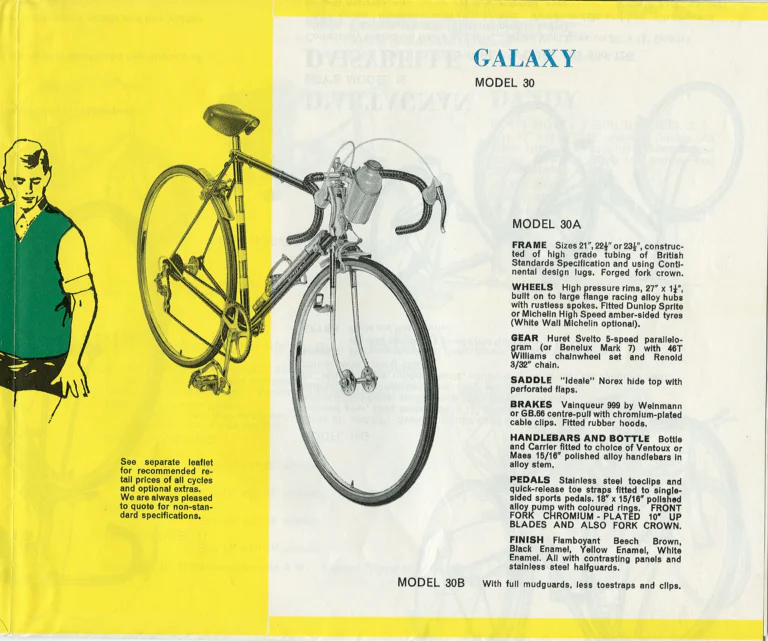 Dawes Catalog of about 1964 — Get Your Pleasure out of Dawes: the Concorde, Red Feather, Galaxy, Debonair, Realmrider, Compass Club and the Kingpin — page 4 of 15