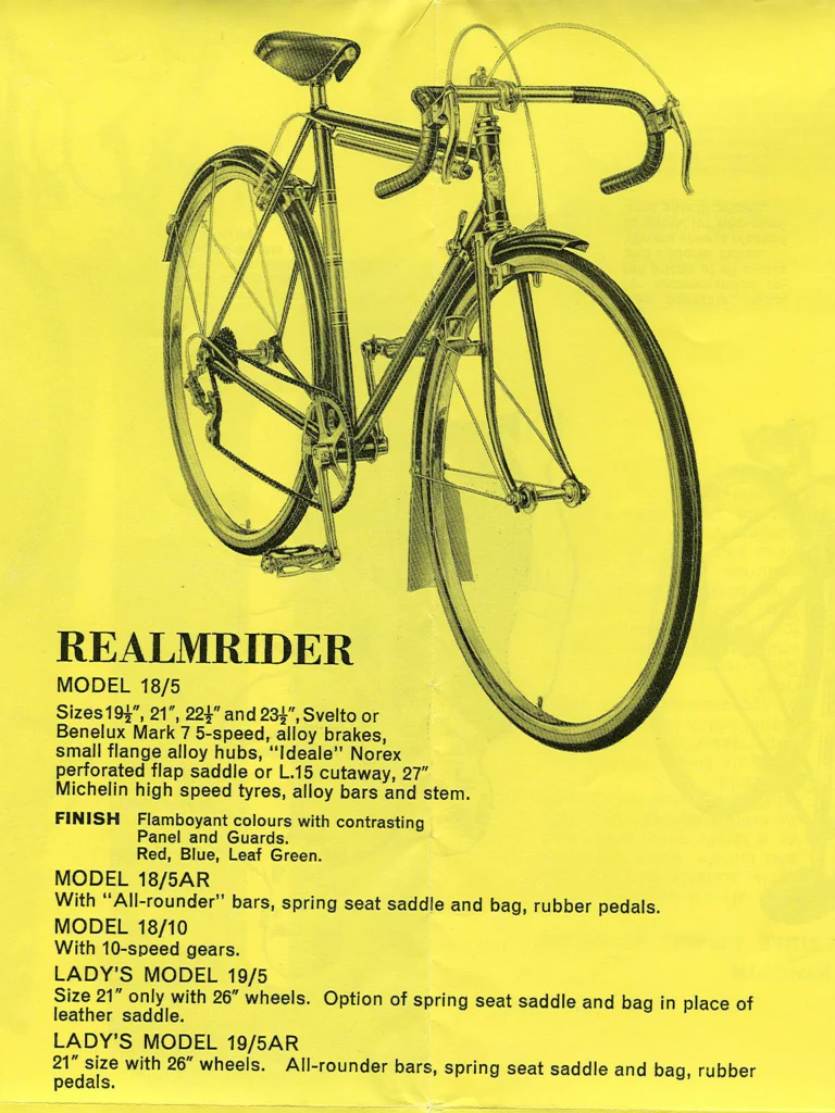 Dawes Catalog of about 1964 — Get Your Pleasure out of Dawes: the Concorde, Red Feather, Galaxy, Debonair, Realmrider, Compass Club and the Kingpin — page 7 of 15