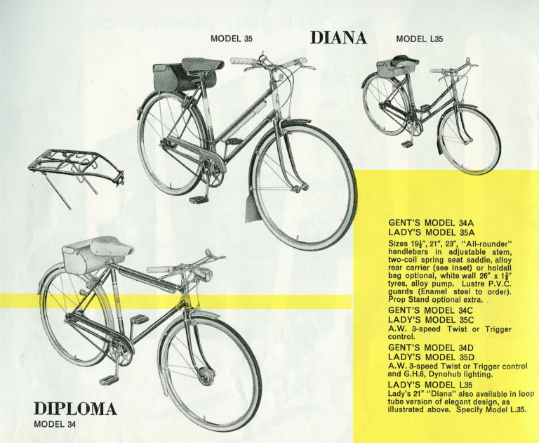 Dawes Catalog of about 1964 — Get Your Pleasure out of Dawes: the Concorde, Red Feather, Galaxy, Debonair, Realmrider, Compass Club and the Kingpin — page 11 of 15