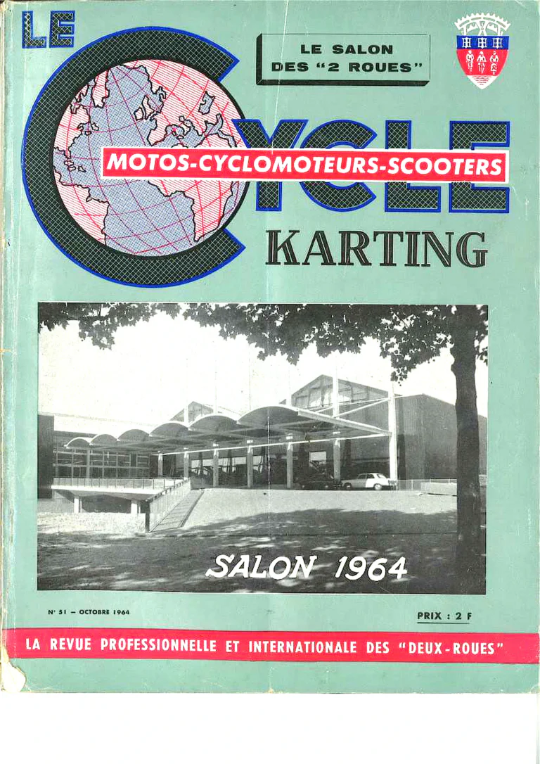 Le Cycle October 1964 Cover — Salon 1964, the New Exhibition Hall — page 1 of 1