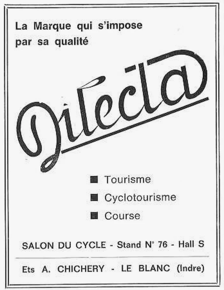Dilecta 1964 Advertisement — Touring, Cyclotouring and Racing — page 1 of 1