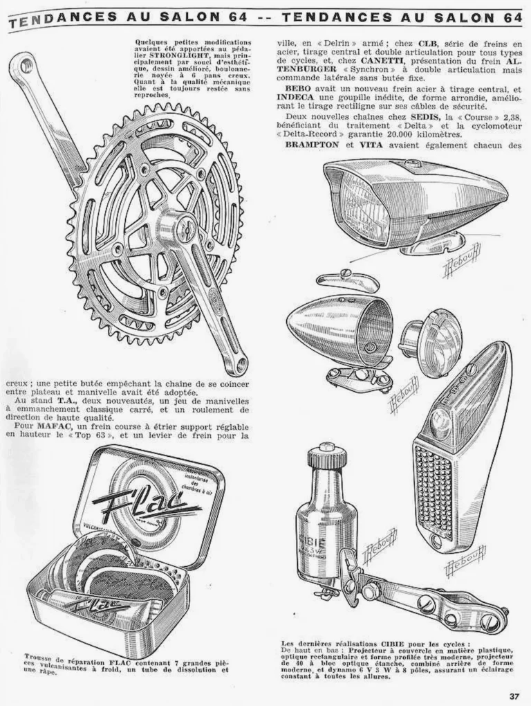Les principales nouveautés au Salon 1964 — Le Cycle, October 1964, by Daniel Rebour — page 5 of 15