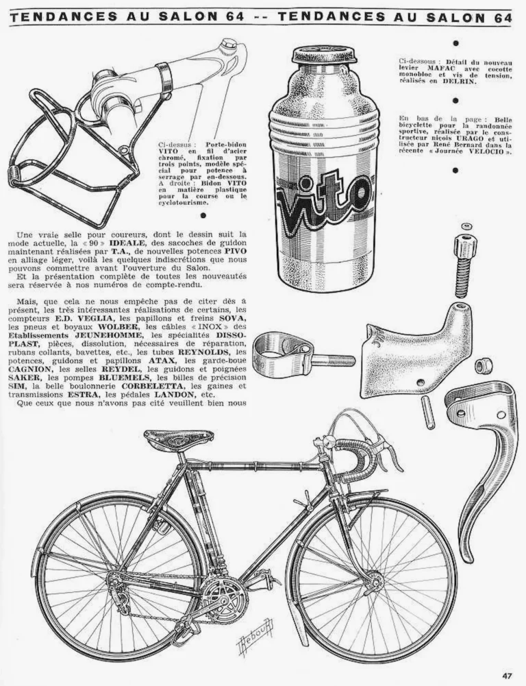 Les principales nouveautés au Salon 1964 — Le Cycle, October 1964, by Daniel Rebour — page 13 of 15