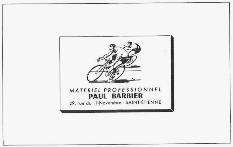 Paul Barbier 1964 Advertisement — Professional Equipment, Saint-Étienne — page 1 of 1