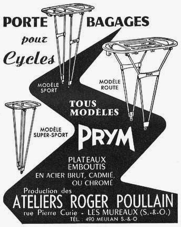 Prym 1964 Advertisement — Carriers and Pressed Chainrings — page 1 of 1
