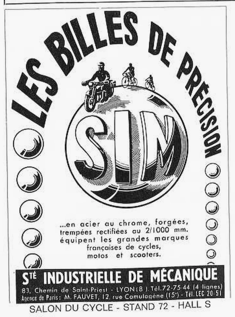 SIM 1964 Advertisement — Precision Balls — page 1 of 1