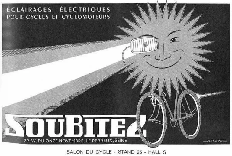 Soubitez 1964 Advertisement — Electric Lighting for Cycles and Mopeds — page 1 of 1